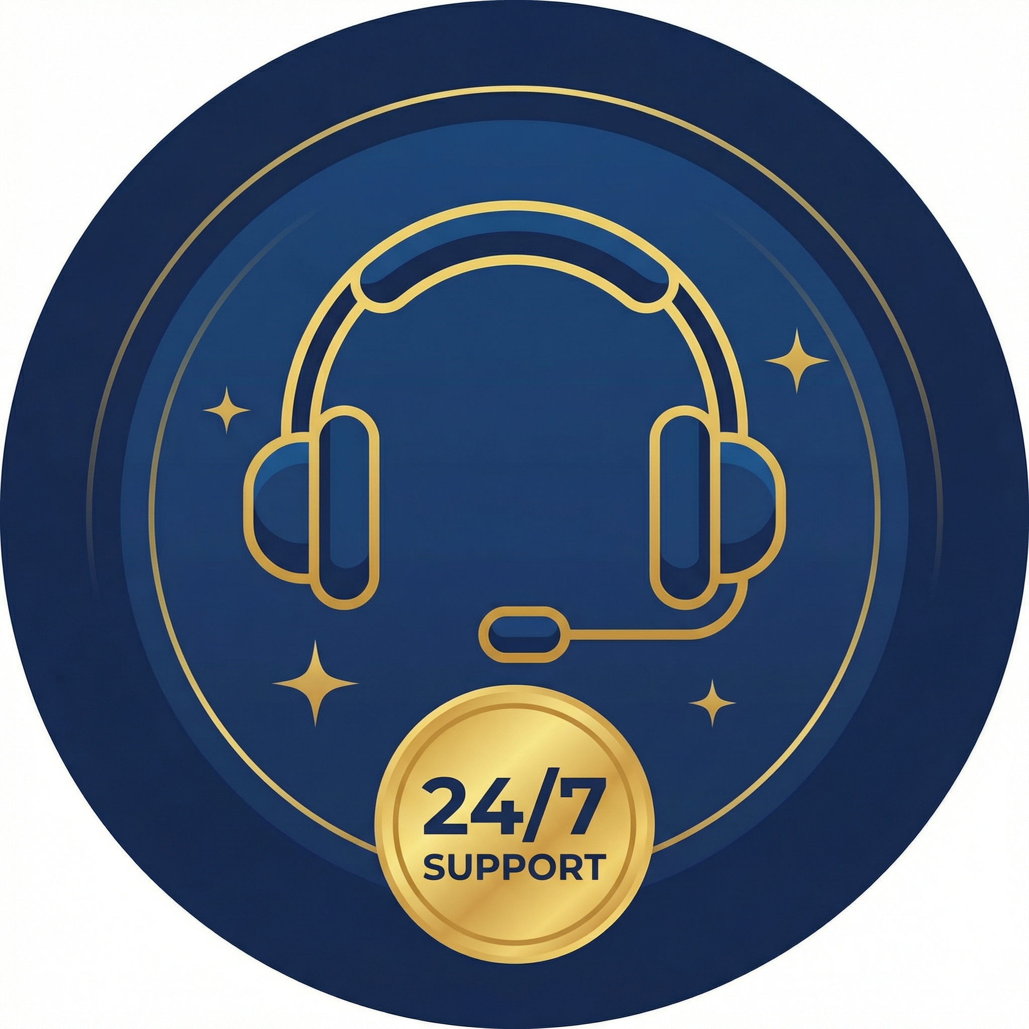 24小时在线客服支持